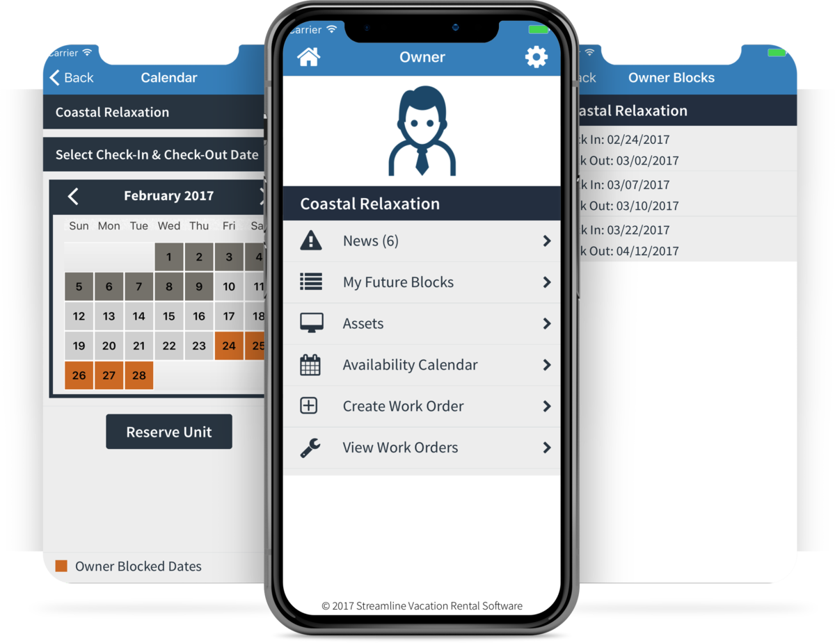 Owner dashboard application